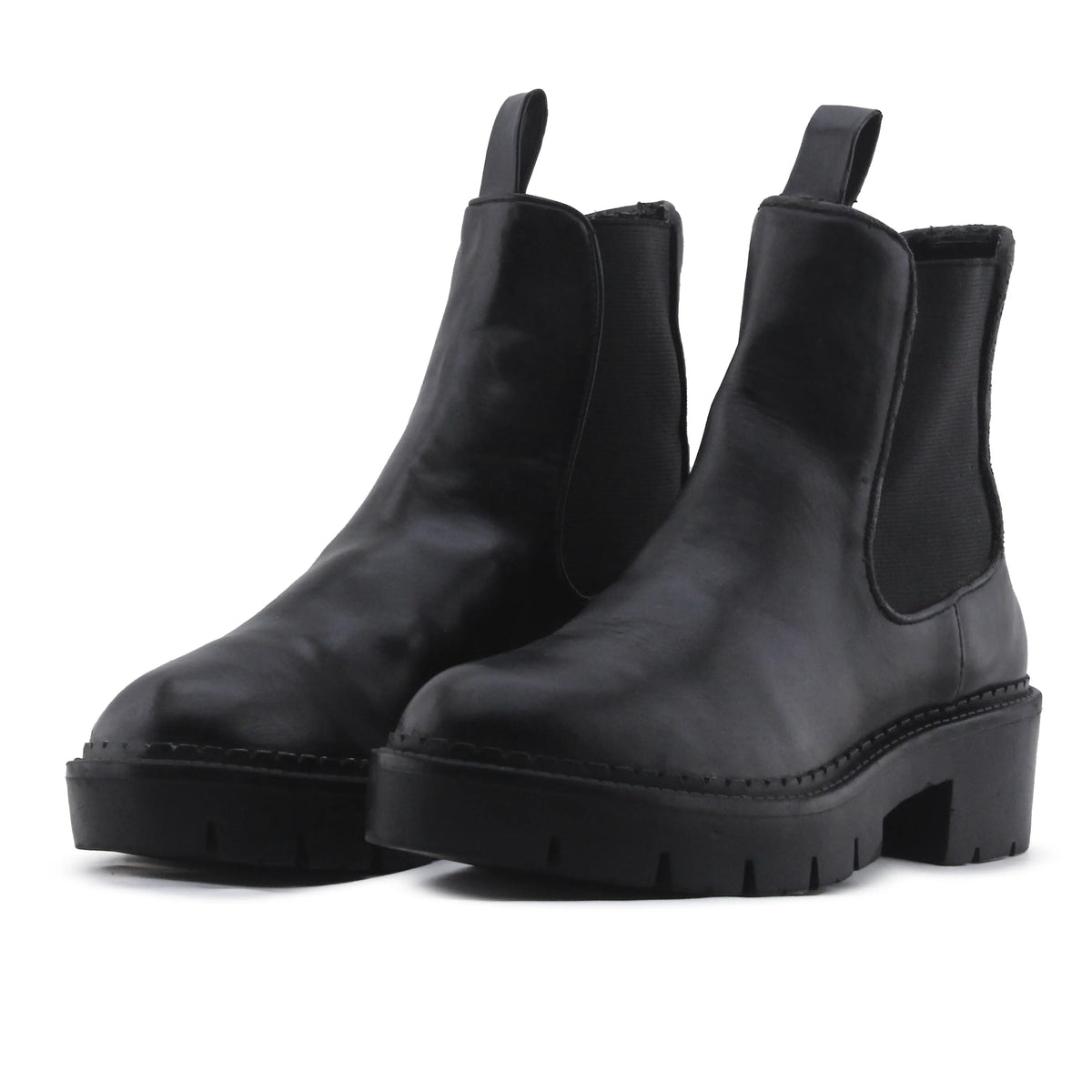 Pull & Bear Stretchable Ankle Boot | 100% Authentic Leather