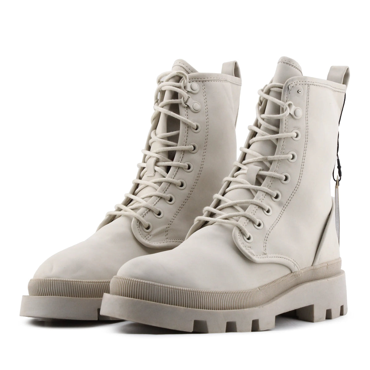 Pull & Bear Lace Up Ankle Boot | 100% Authentic Leather