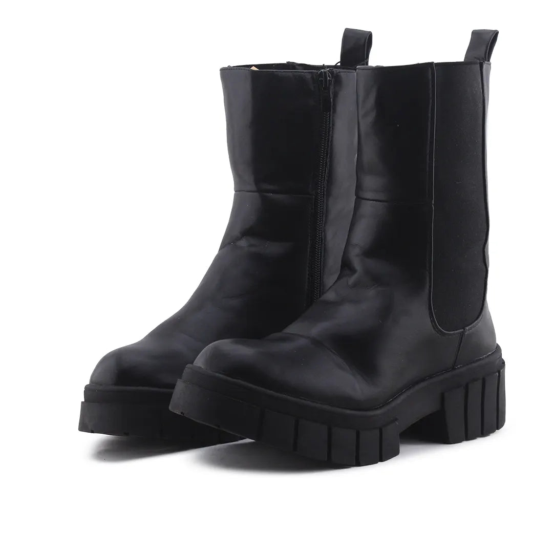 Padel Zipper Stretchable Ankle Boot | 100% Authentic Leather