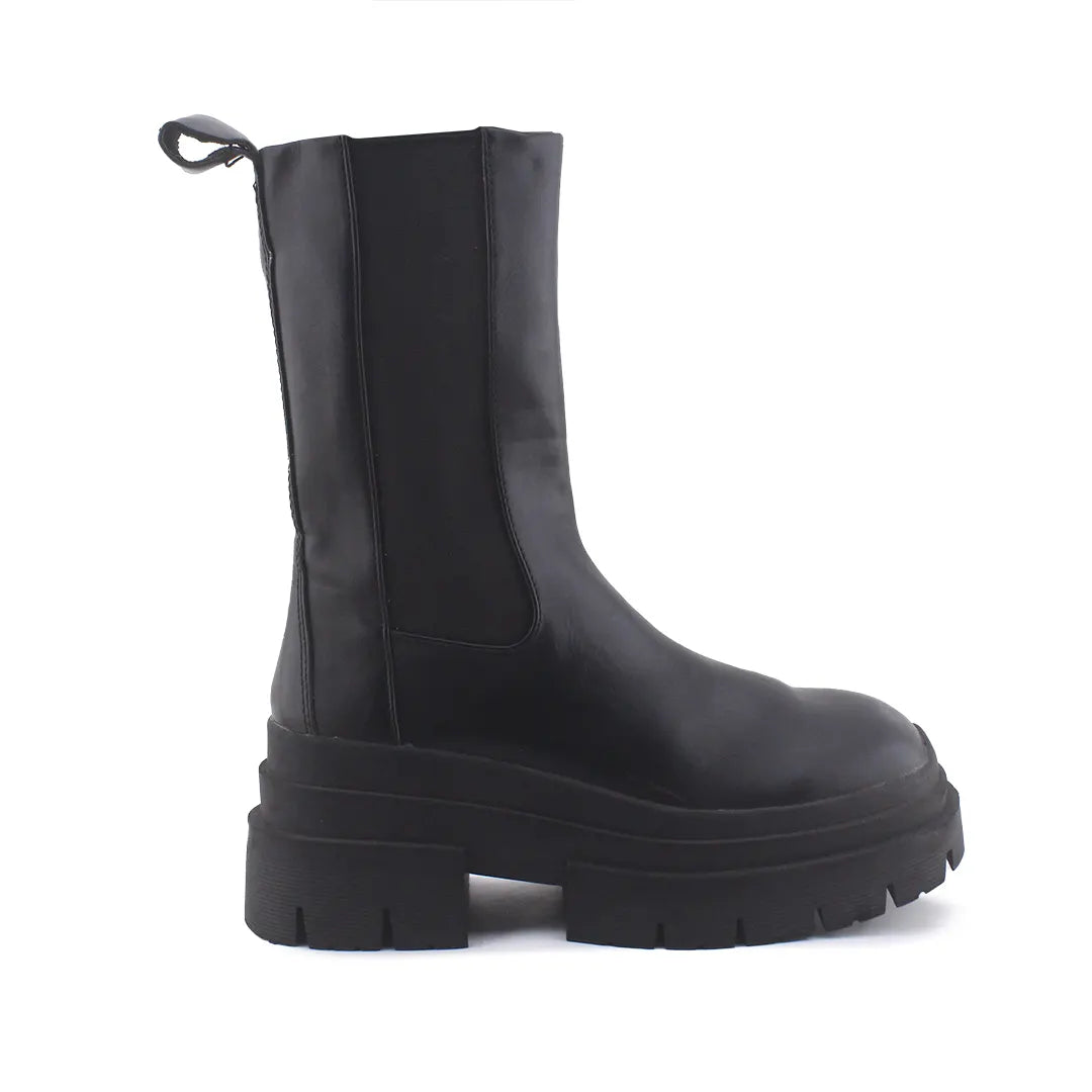 Zara Stretchable Chelsea Ankle Boots (100% Authentic Leather)