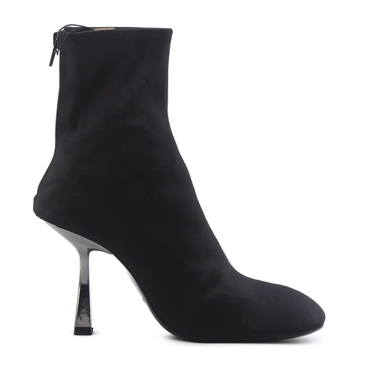 Zara Zipper Textile Ankle Boot