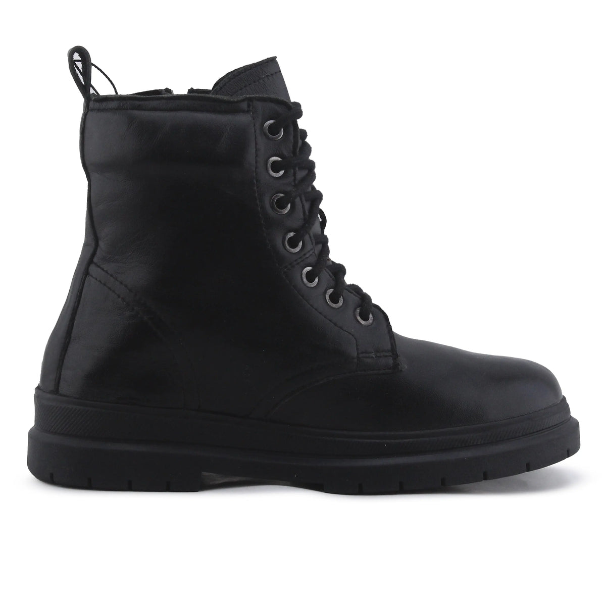 Zara Zipper Lace Up Ankle Boot | 100% Authentic Leather