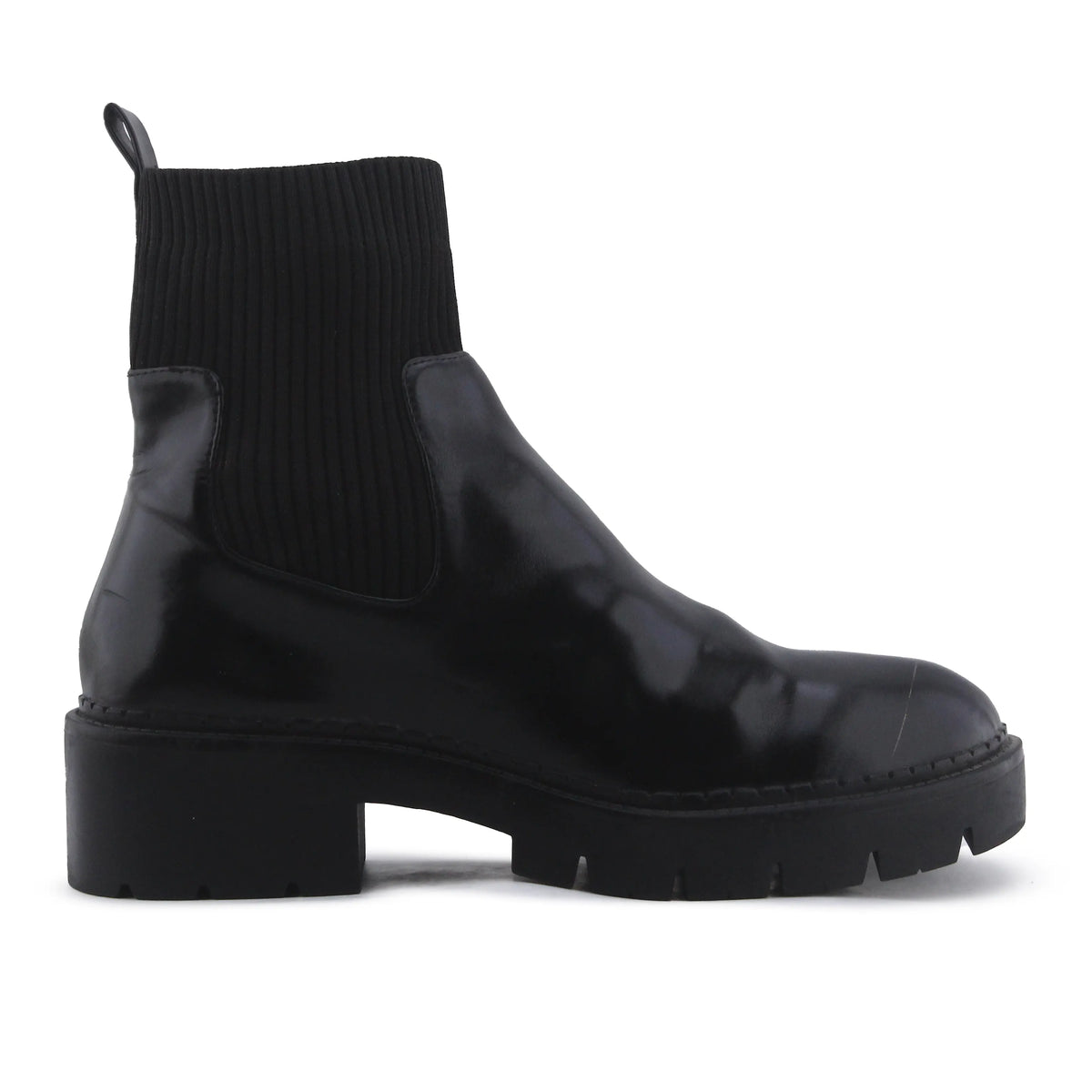 Bershka Zipper Lace Up Ankle Boot | 100% Synthetic Leather