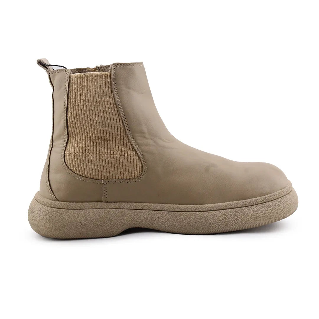 Zara Zipper Stretchable Ankle Boot | 100% Authentic Leather