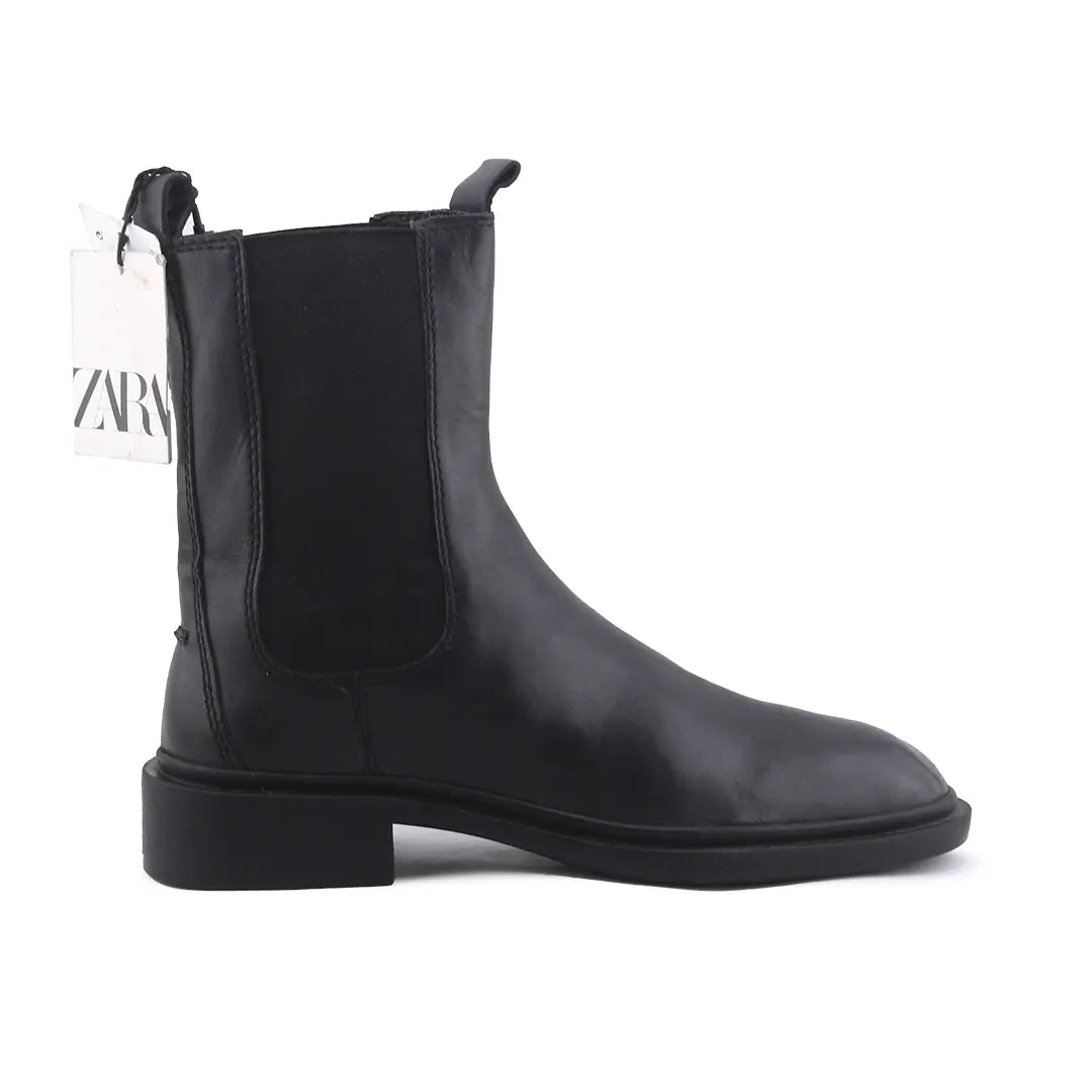 Zara Stretchable Ankle Boot | 100% Authentic Leather