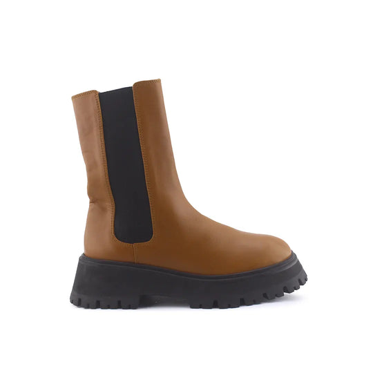 Zara Stretchable Chelsea Ankle Boots (100% Authentic Leather)