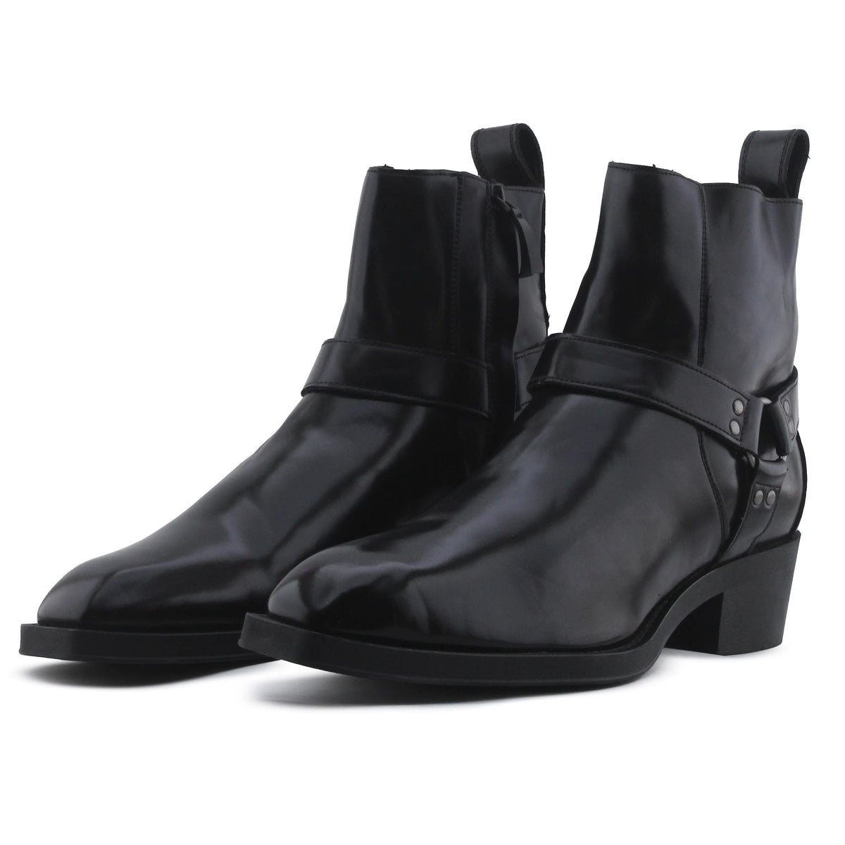 Zara Zipper Buckle Strap Ankle Boot | 100% Authentic Leather