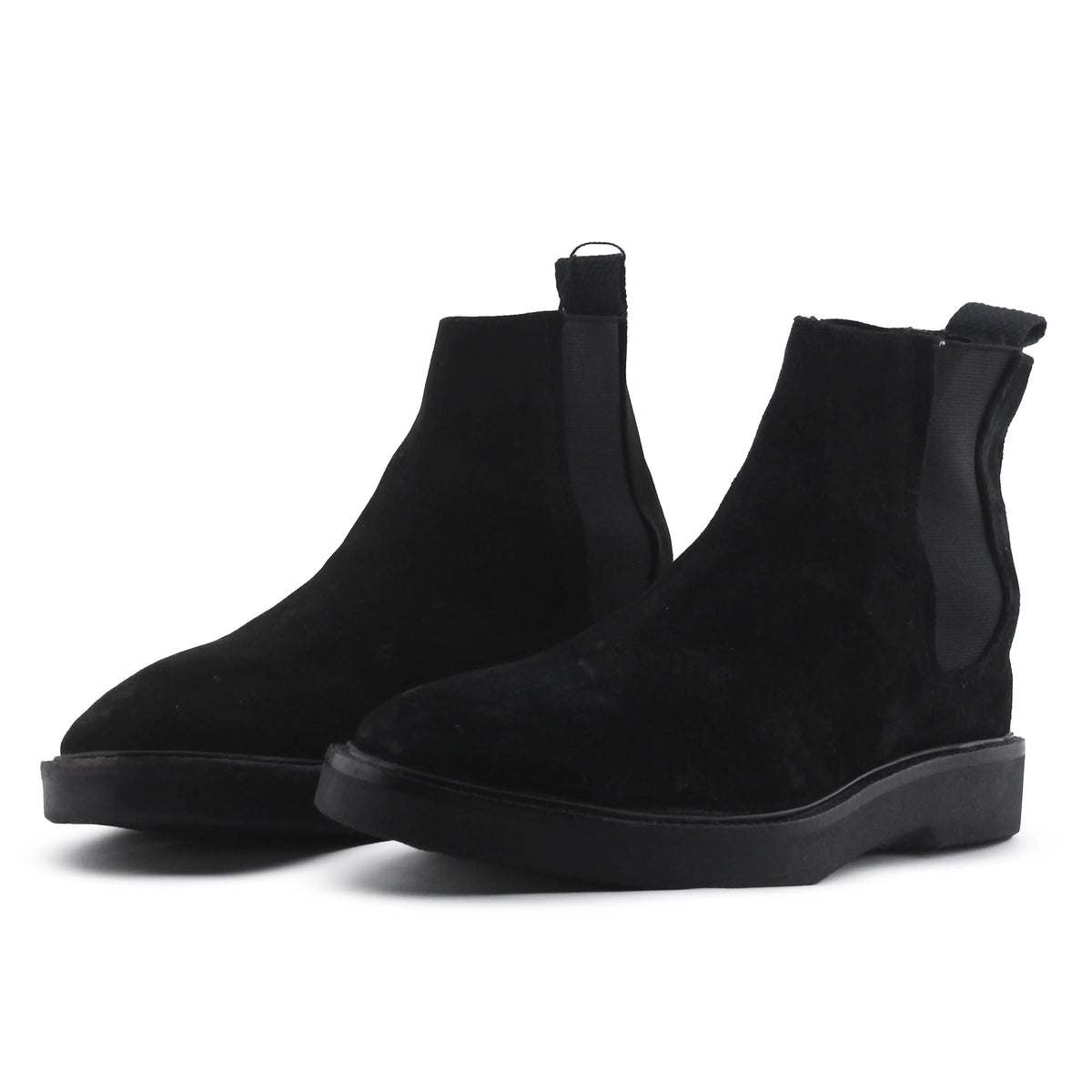 Zara Stretchable Suede Ankle Boot