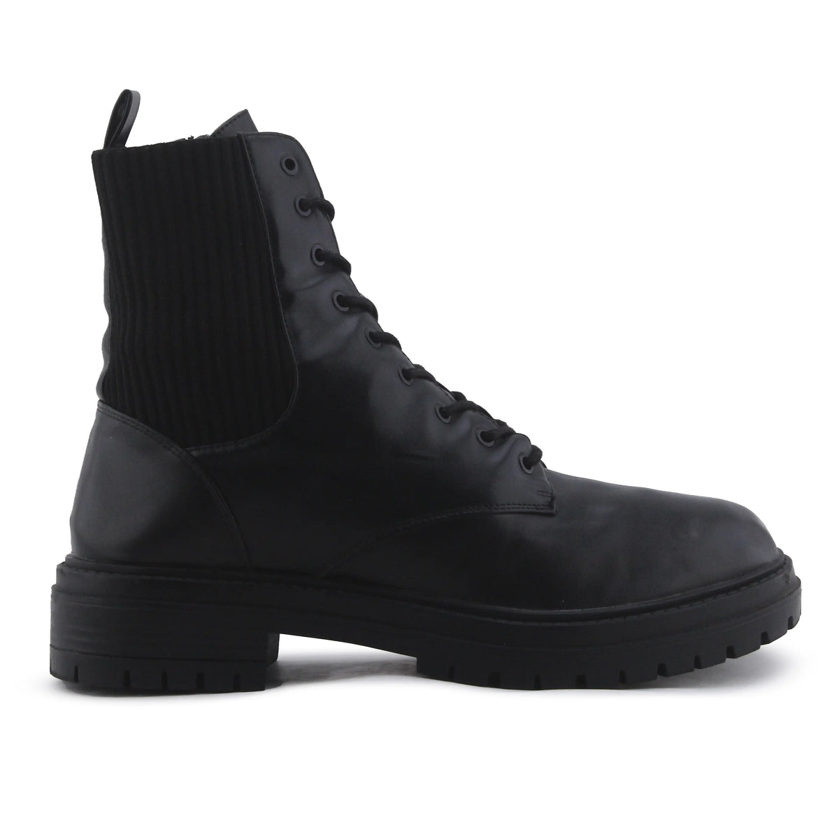 Zara Zipper Stretchable Lace Up Ankle Boot | 100% Authentic Leather
