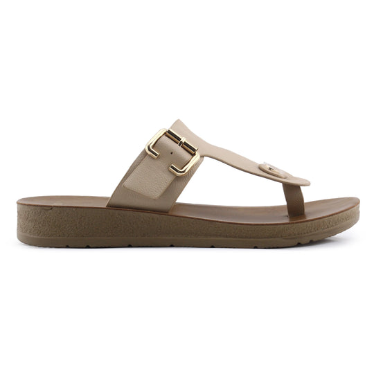Novo Buckle Thong Sandals – Cushioned Flats