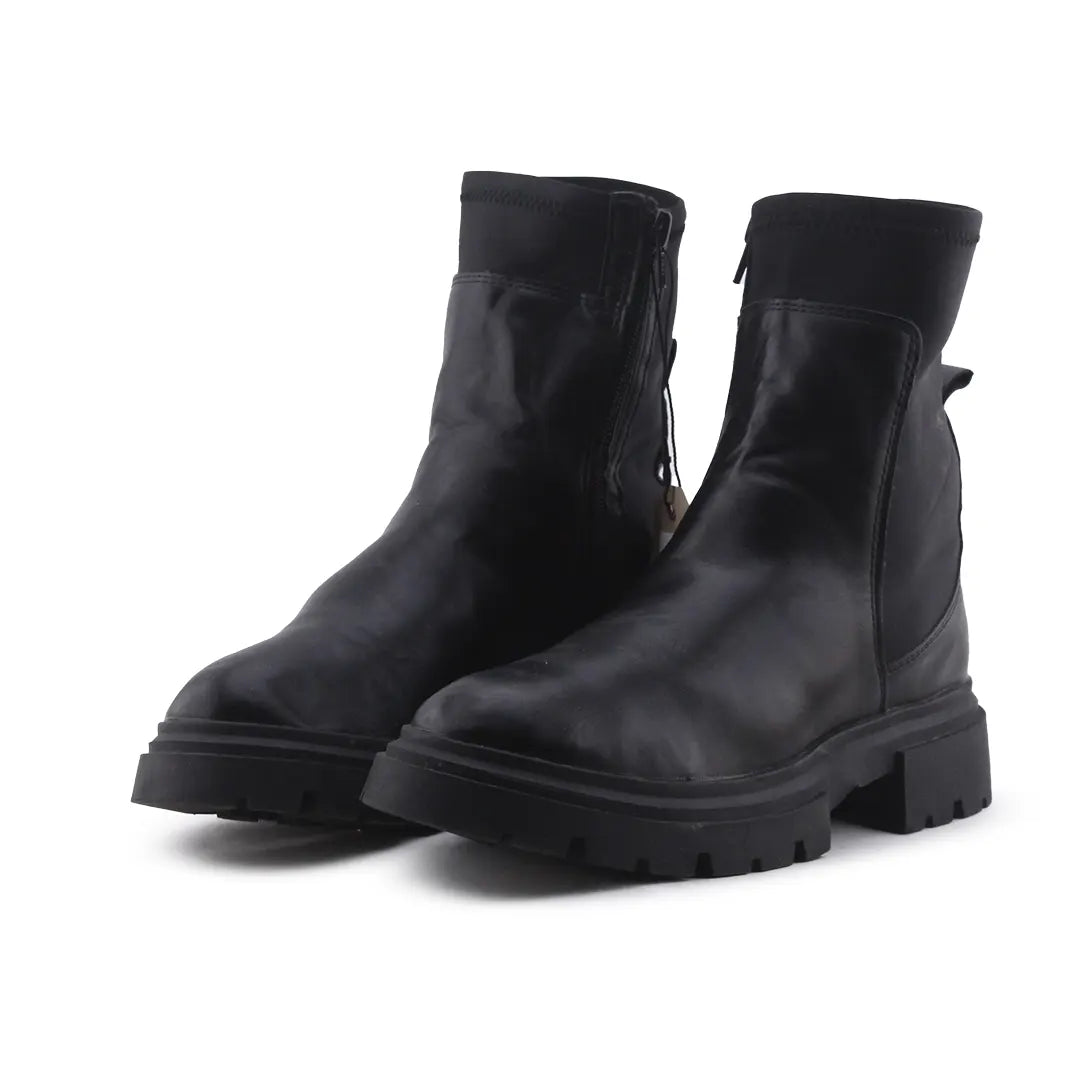 Zara Zipper Ankle Boot | 100% Authentic Leather