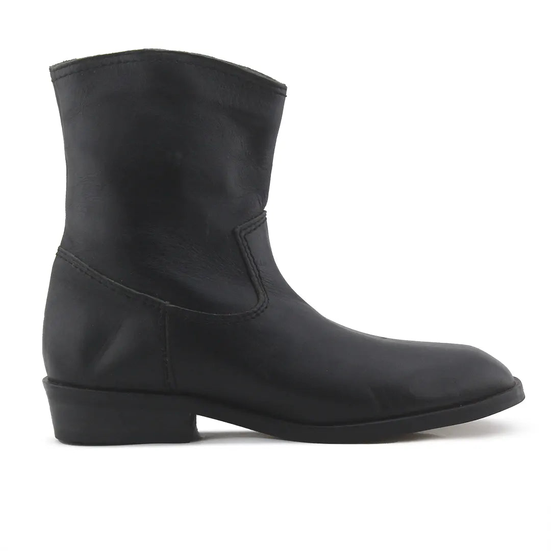 Zara Zipper Chelsea Ankle Boots | 100% Authentic Leather