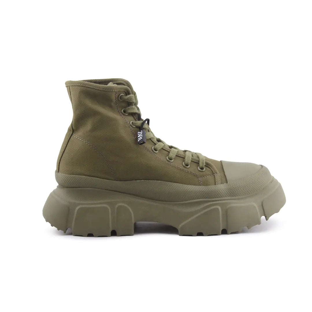 Zara Lace Up Combat Ankle Boots