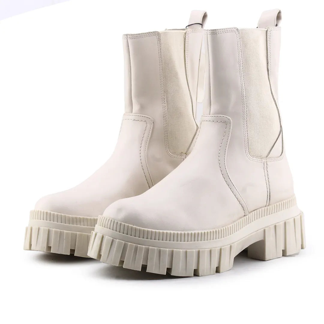Stradivarius Stretchable Ankle Boot | 100% Authentic Leather