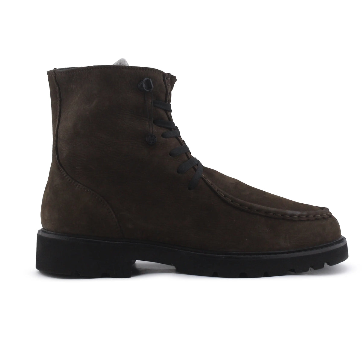 Massimo Dutti Zipper Lace Up Combat Ankle Boot