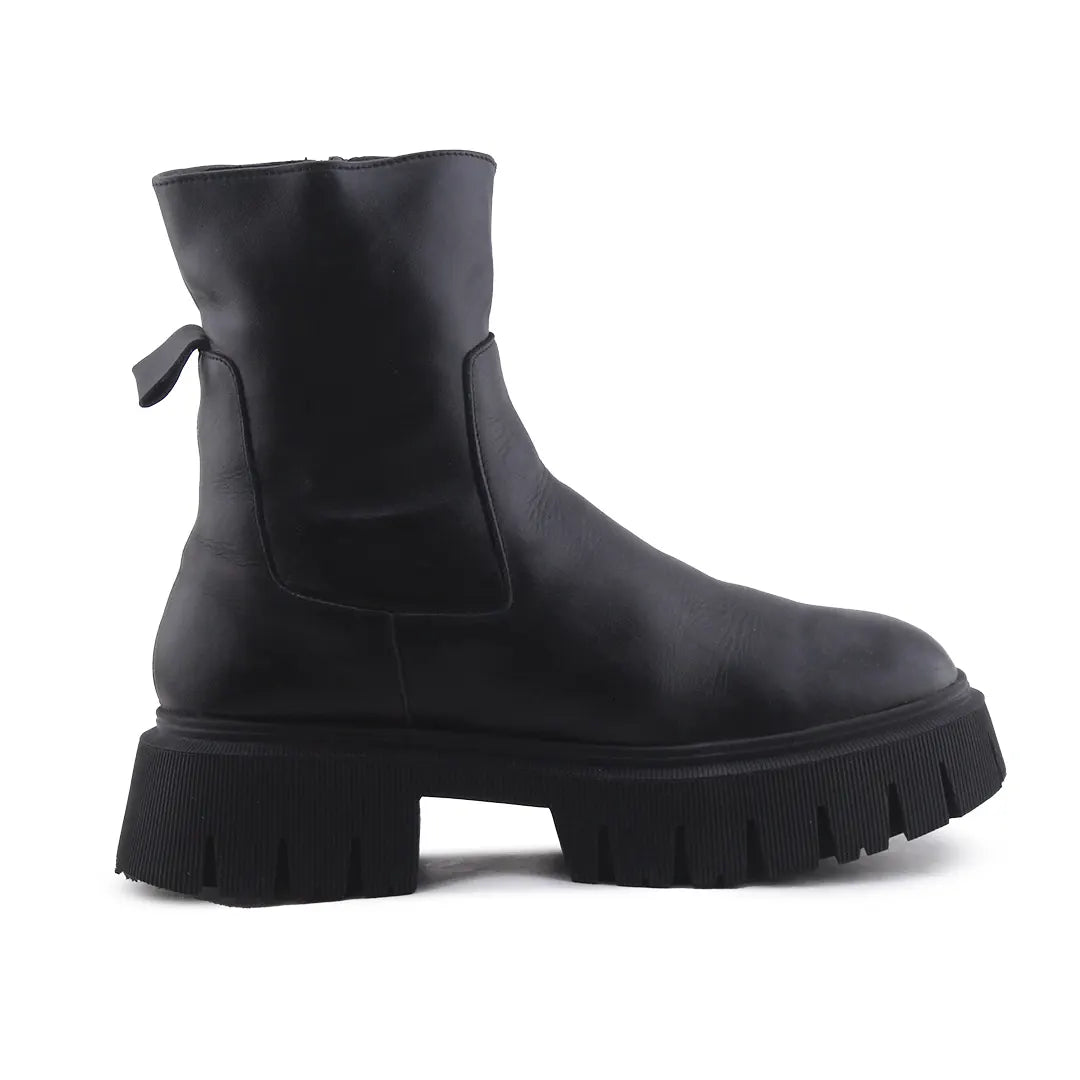Zara Zipper Ankle Boot | 100% Authentic Leather