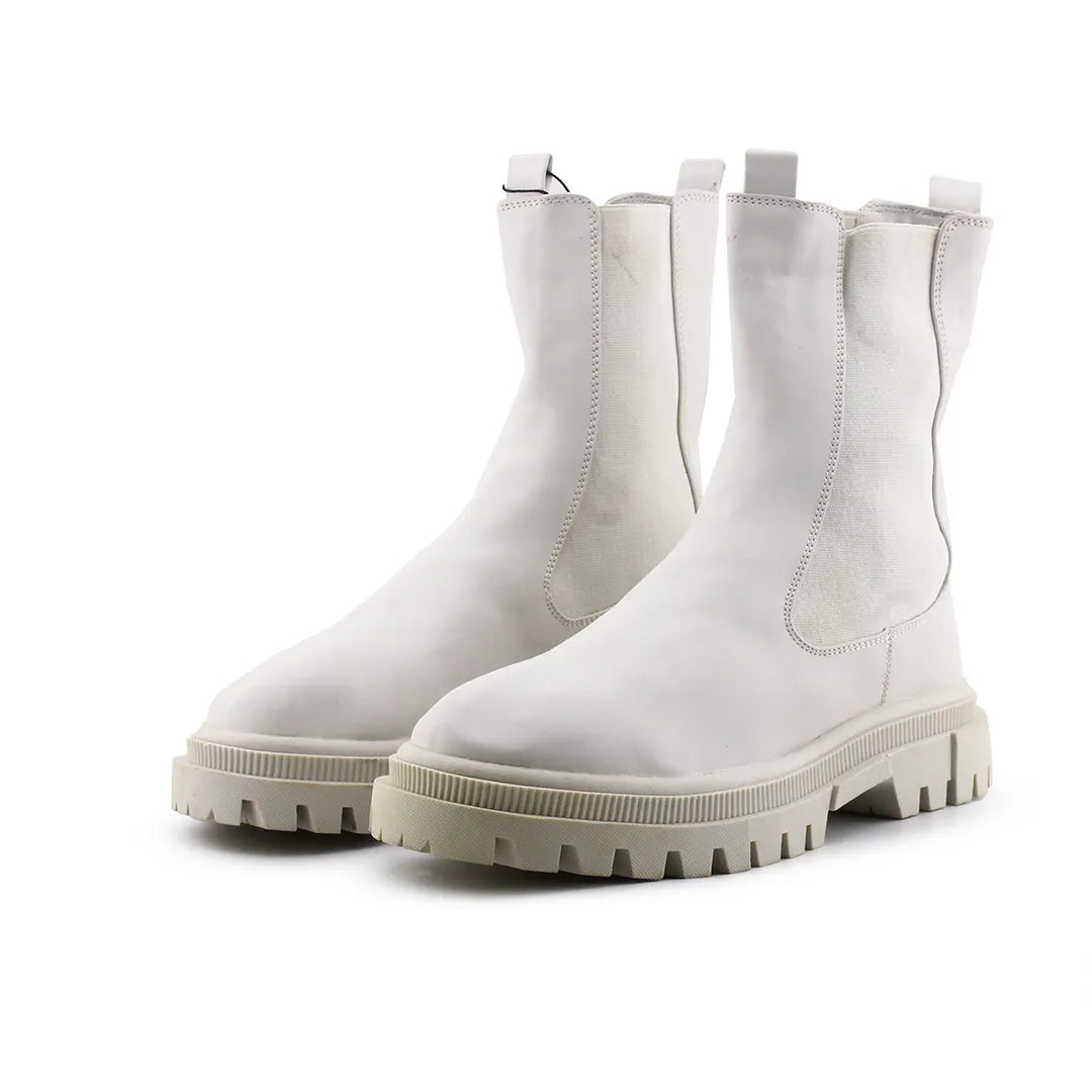 Bershka Stretchable Ankle Boot | 100% Authentic Leather