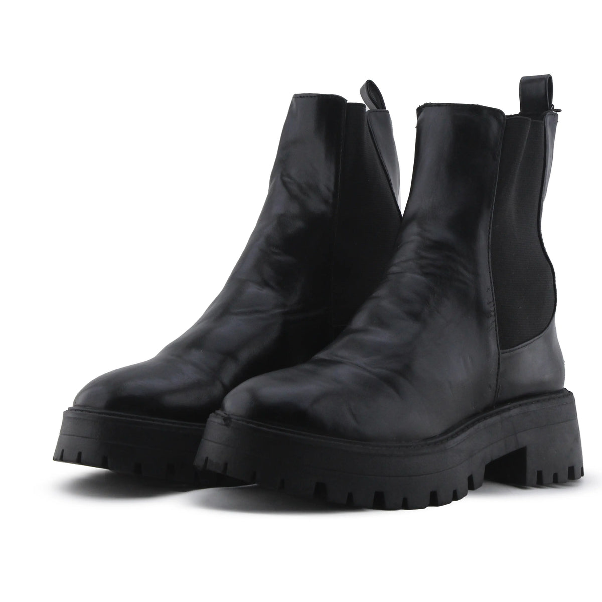 Pull & Bear Stretchable Ankle Boot | 100% Authentic Leather