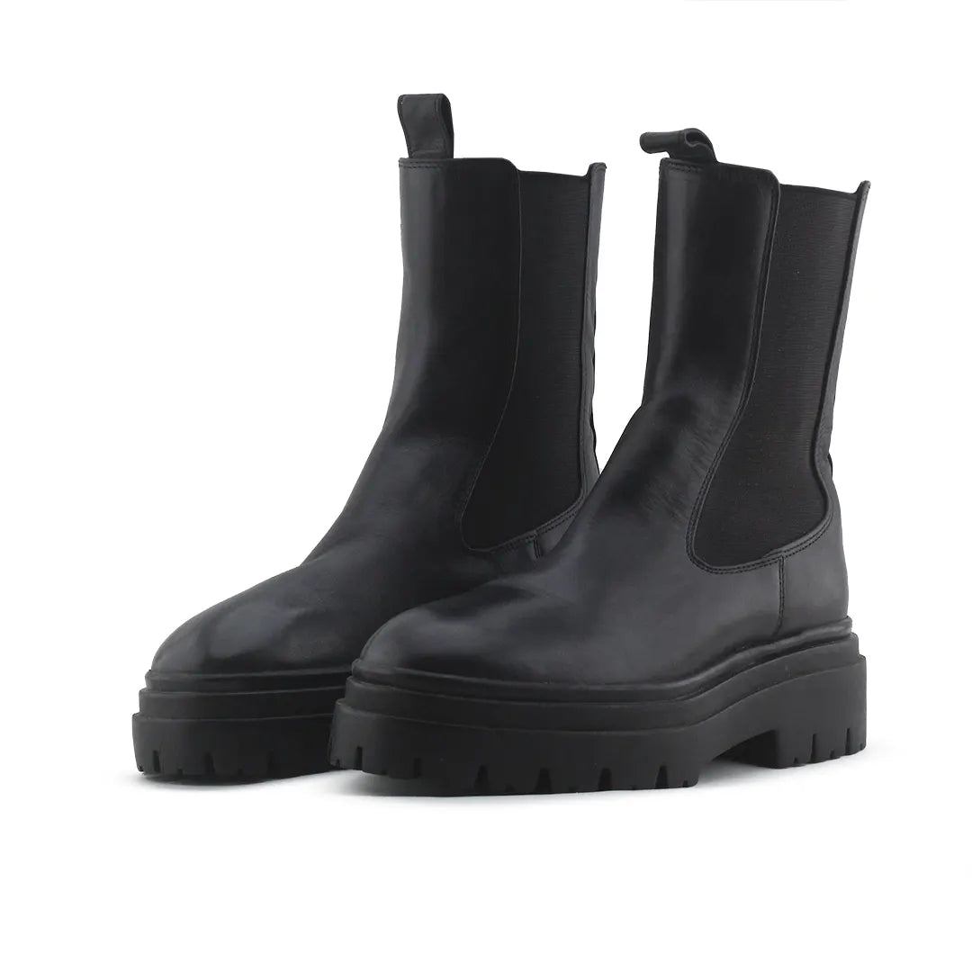 Zara Stretchable Chelsea Ankle Boots | 100% Authentic Leather