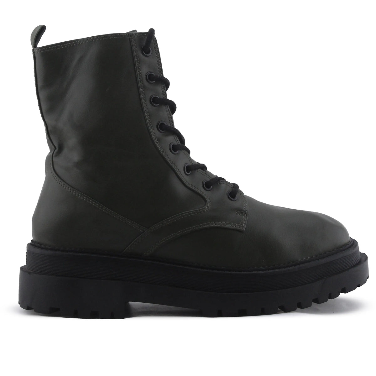Stradivarius Zipper Lace Up Ankle Boot | 100% Authentic Leather