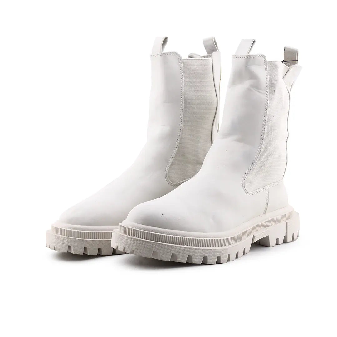 Bershka Stretchable Ankle Boot | 100% Authentic Leather