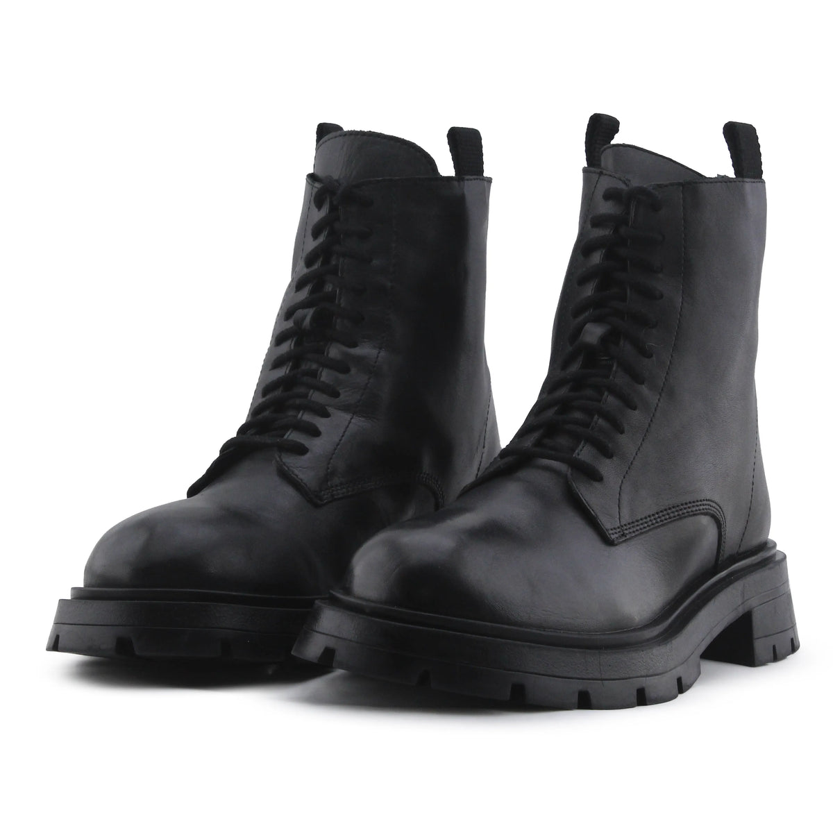 Zara Zipper Lace Up Ankle Boot | 100% Authentic Leather