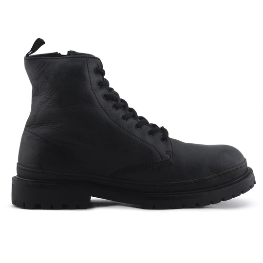 Zara Zipper Lace Up Ankle Boot | 100% Authentic Leather