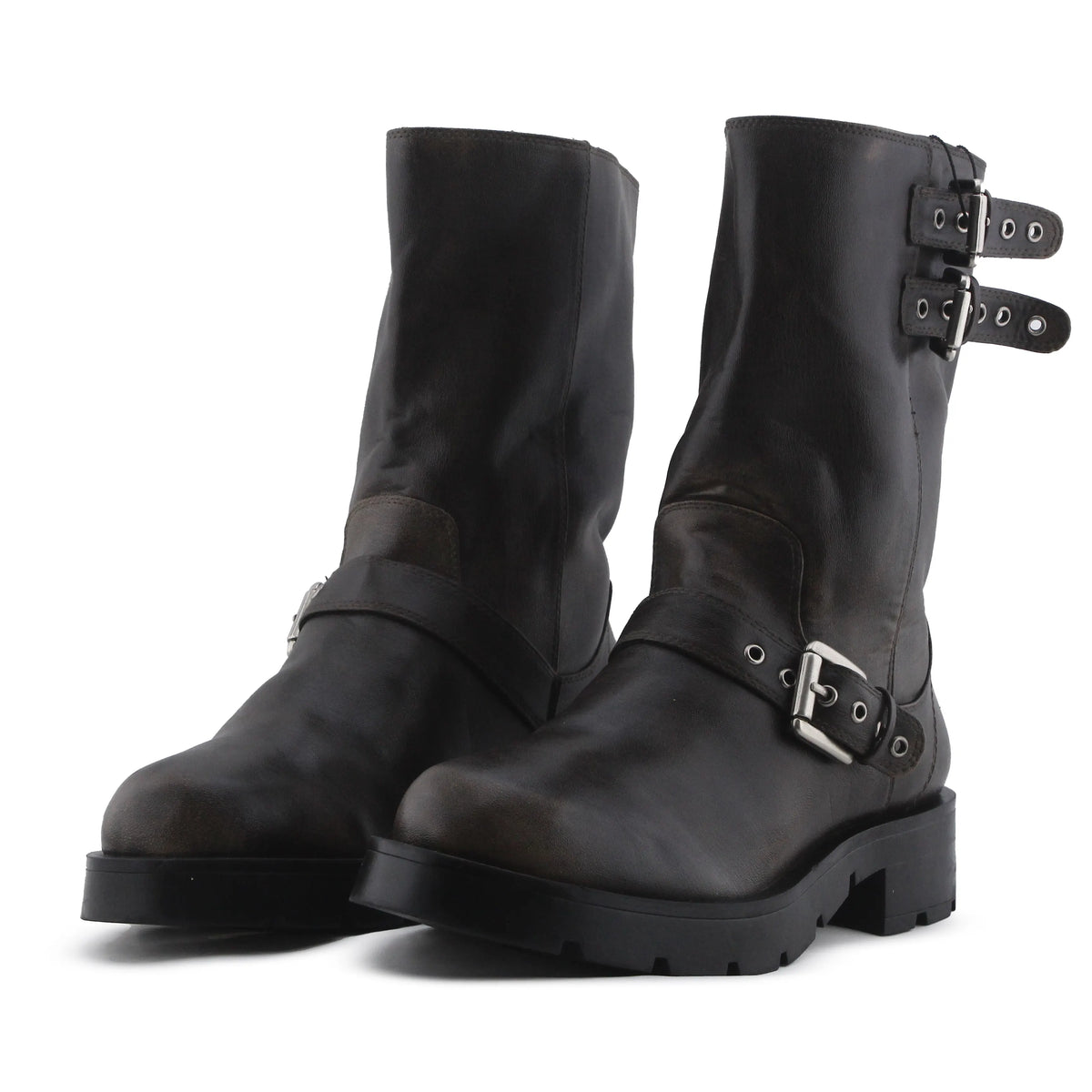 Zara Buckle Strap Ankle Boot | 100% Authentic Leather