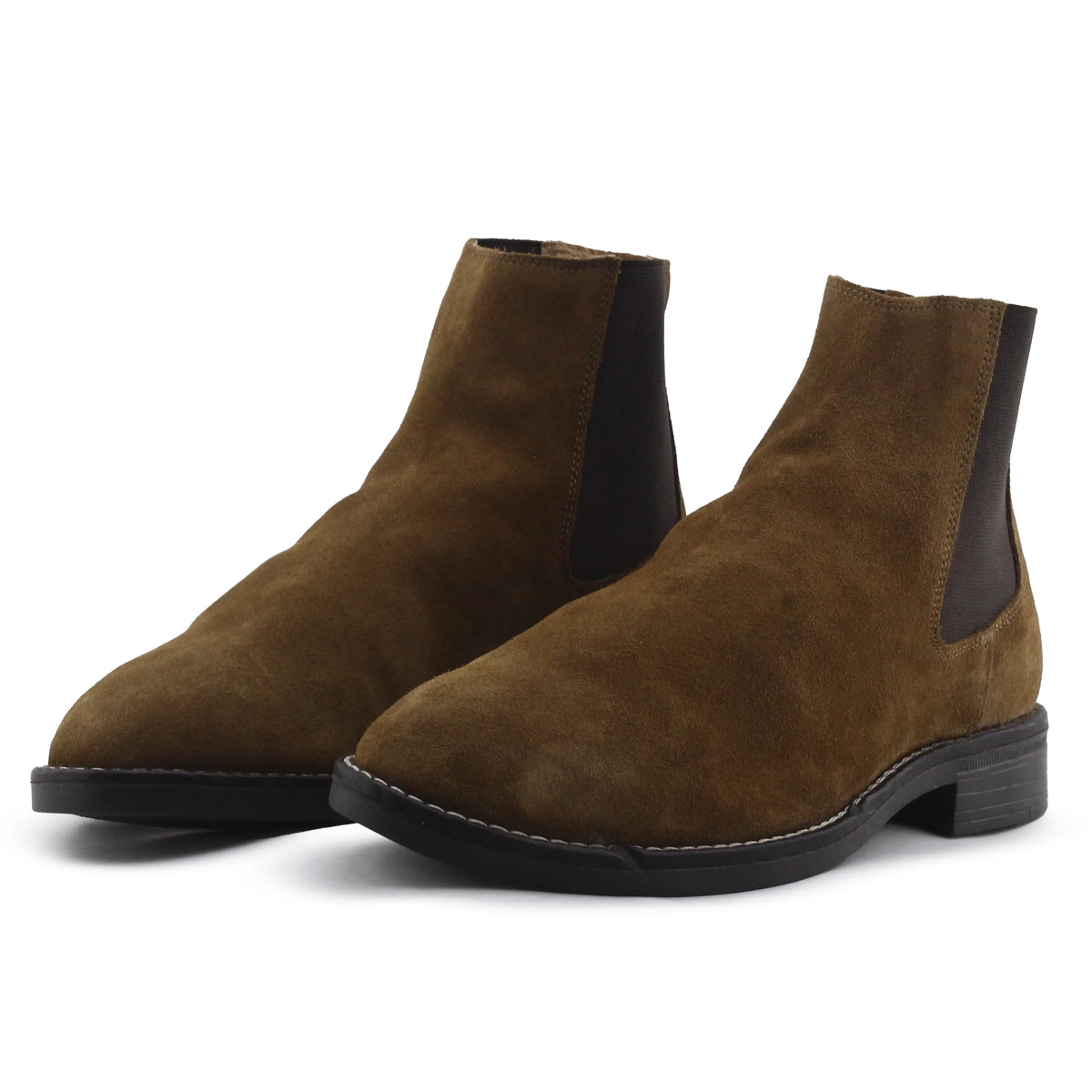 Zara Stretchable Suede Ankle Boot