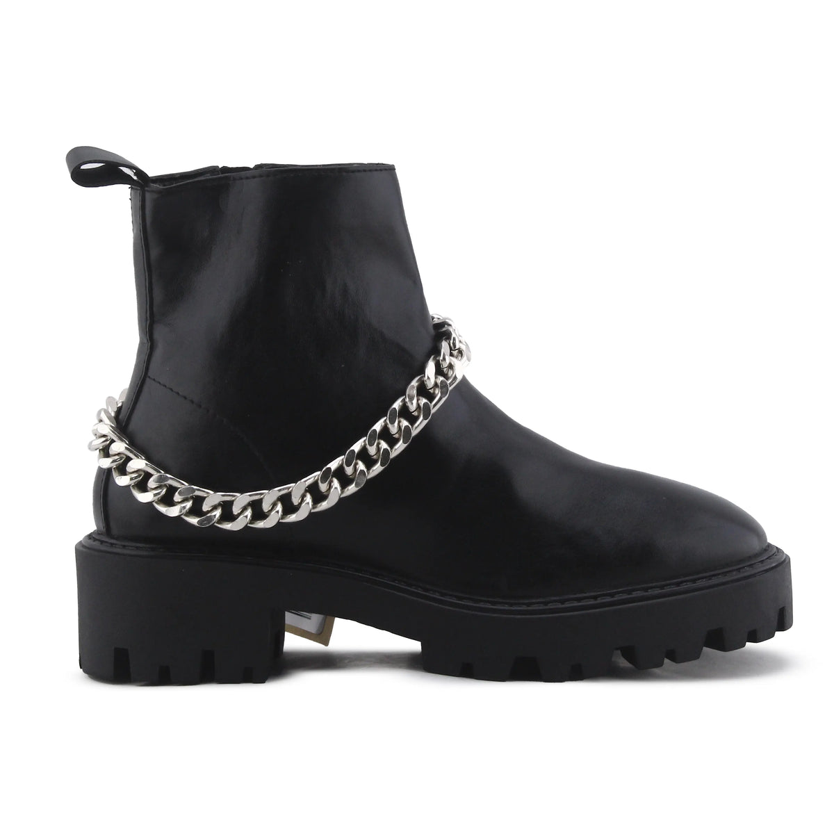 Lefties Zipper Buckle Strap Ankle Boot | 100% Authentic Leather