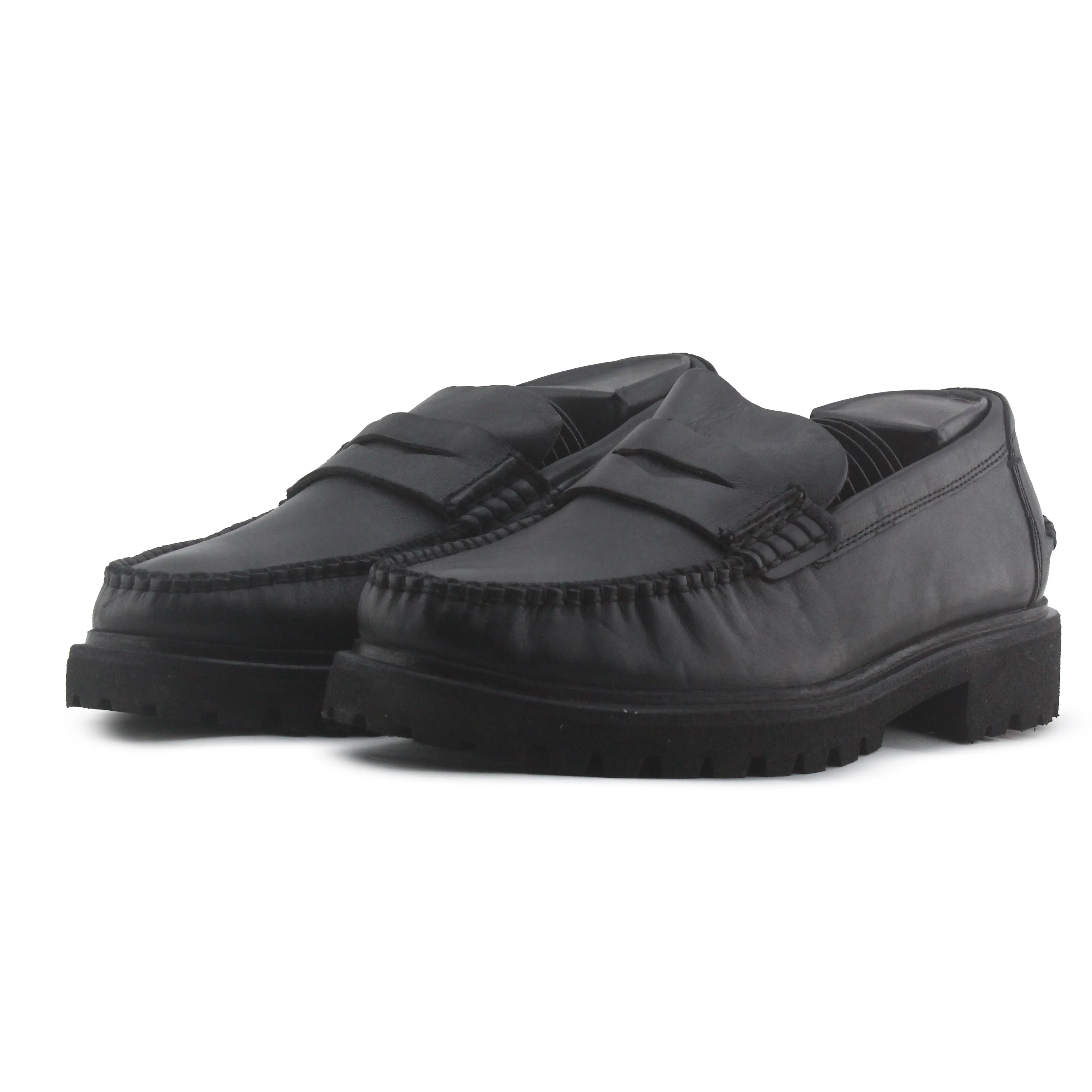 Massimo Dutti Penny Strap Loafers