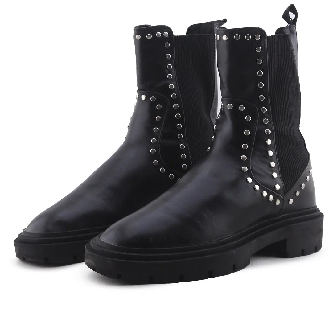 Zara Stretchable Ankle Boot | 100% Authentic Leather