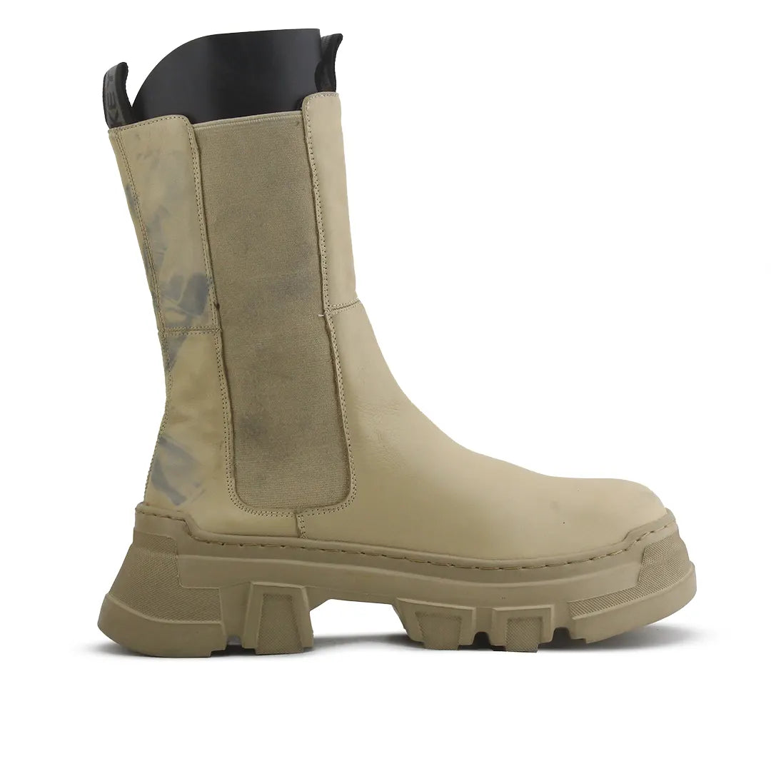 Keys Stretchable Combat Ankle Boots | 100% Authentic Leather