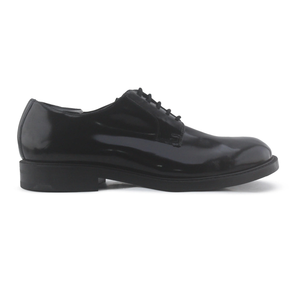 Zara Patent Rounded Lace Up Shoe