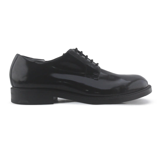 Zara Patent Rounded Lace Up Shoe