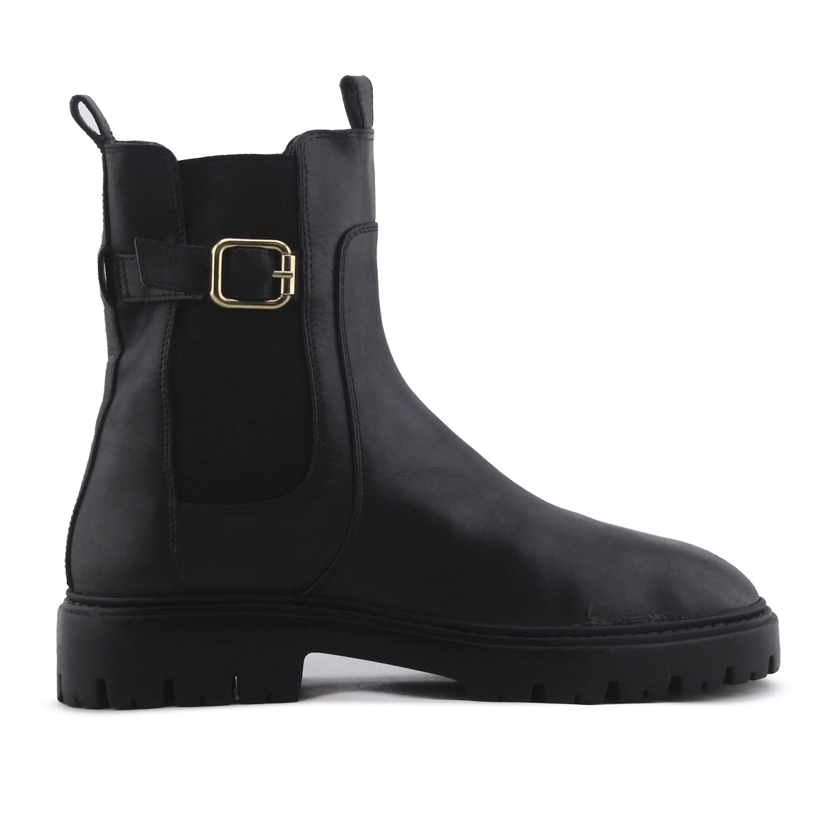 Zara Stretchable Buckle Strap Ankle Boot | 100% Authentic Leather