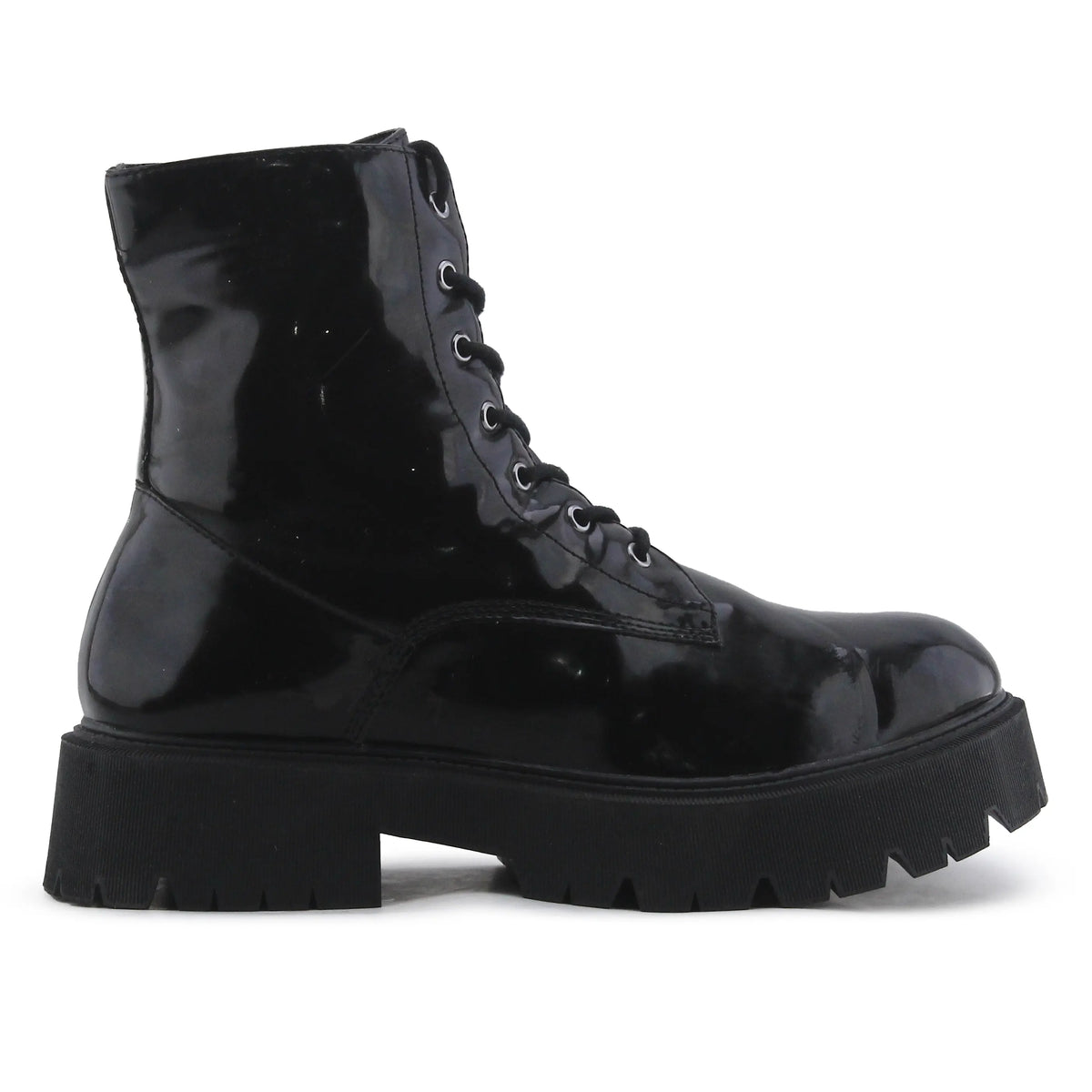 Berhska Zipper Combat Ankle Boot | 100% Authentic Leather