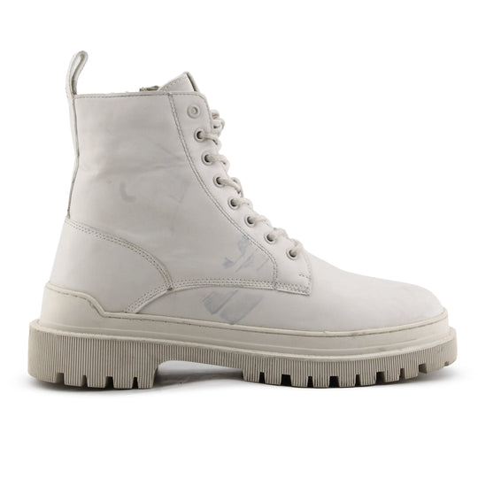 Pull & Bear Zipper Lace Up Ankle Boot | 100% Authentic Leather