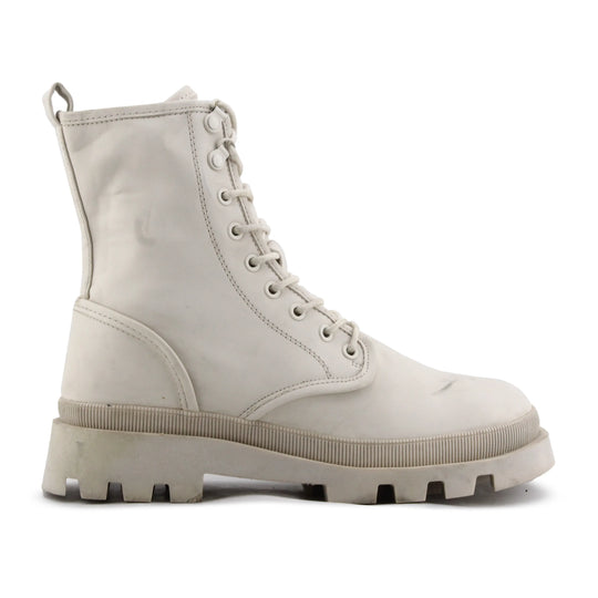 Pull & Bear Lace Up Ankle Boot | 100% Authentic Leather