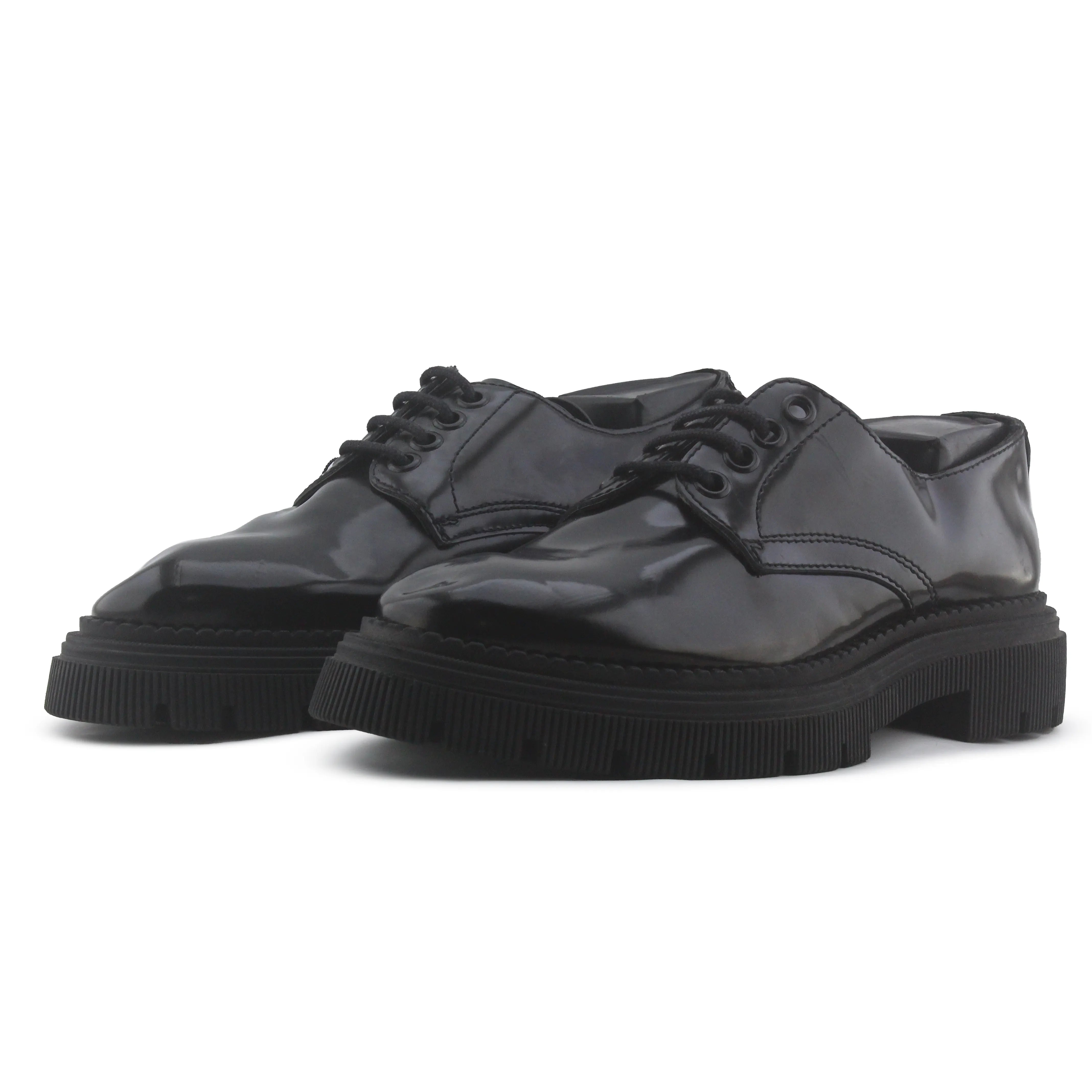 Zara Patent Lace Up Shoe