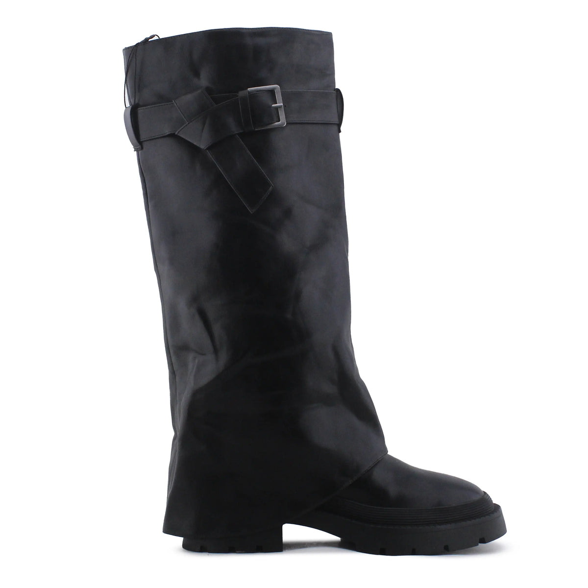 Zara Buckle Strap Knee High Boot | 100% Authentic Leather