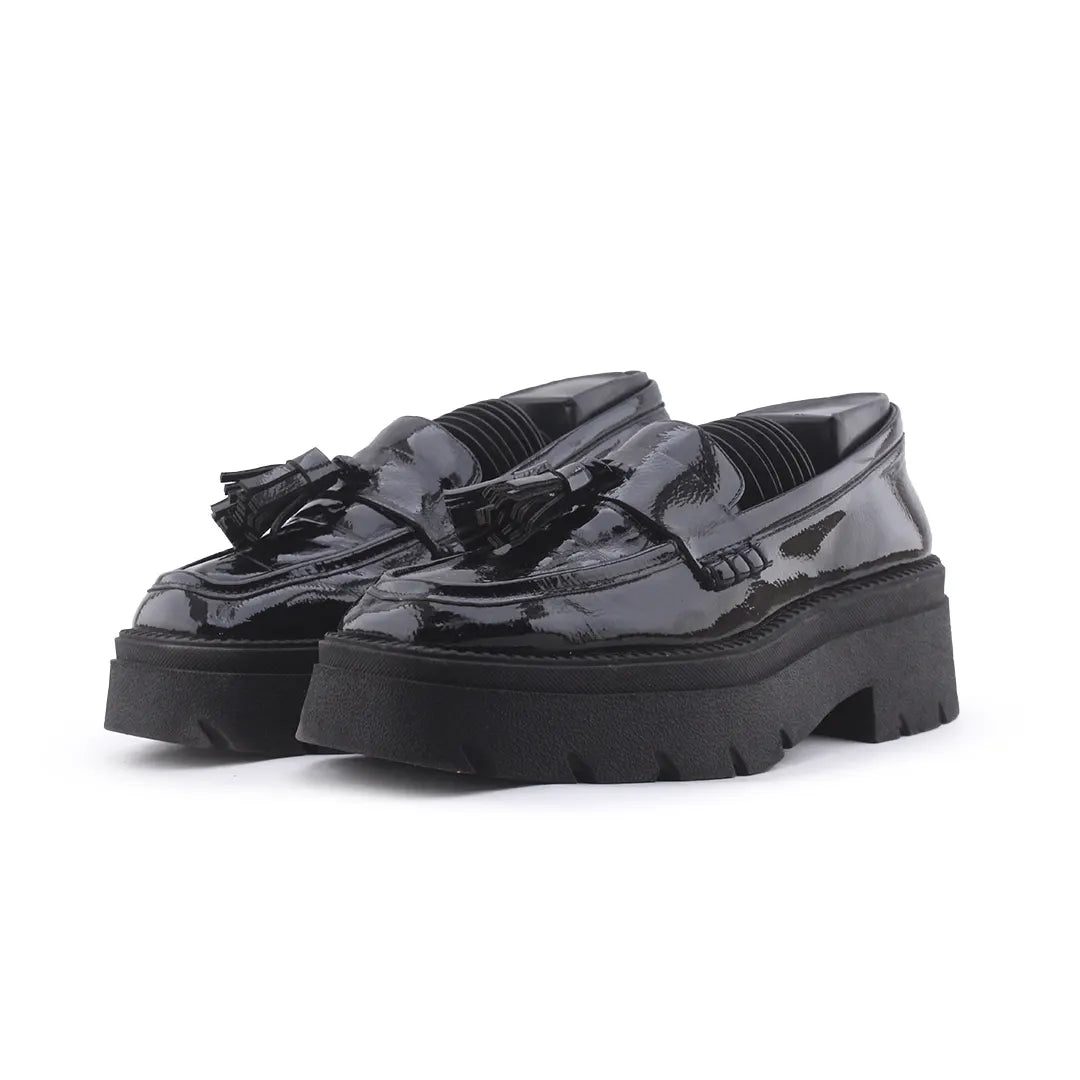 Zara Penny Strap Moccasin Loafers