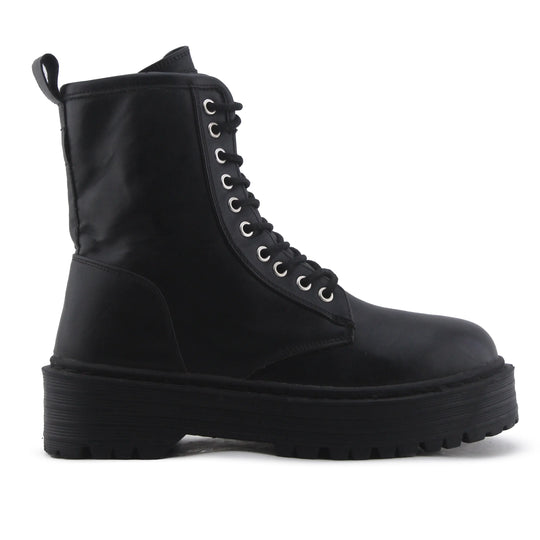 Pull & Bear Zipper Lace Up Ankle Boot | 100% Authentic Leather