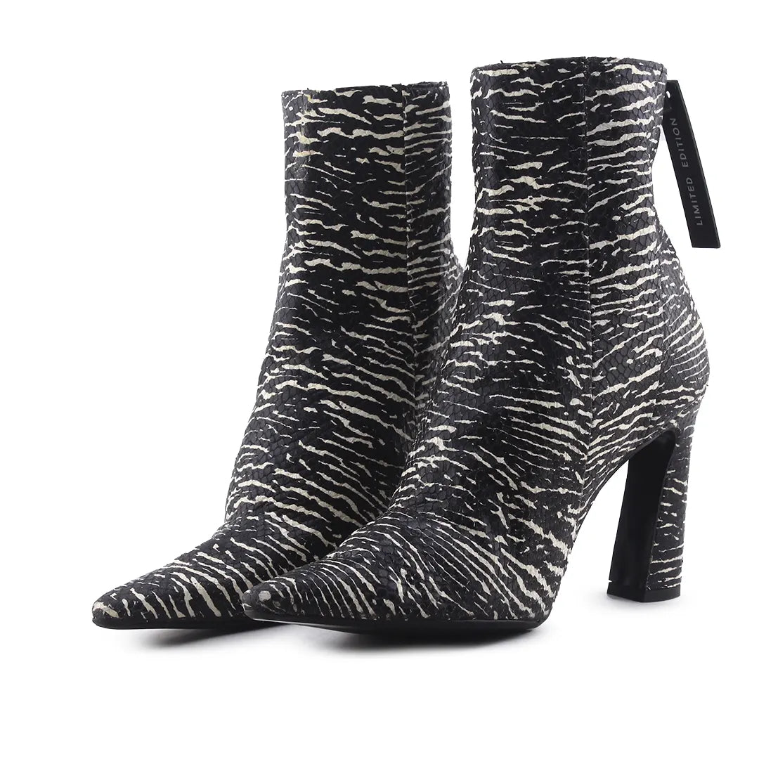 Mango Zipper Ankle Boot