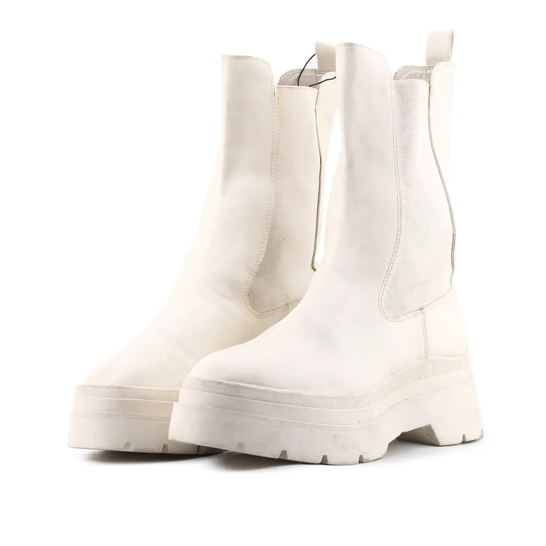Bershka Stretchable Ankle Boot | 100% Authentic Leather