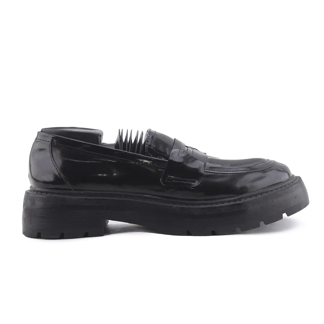 Bershka Patent Penny Strap Loafers