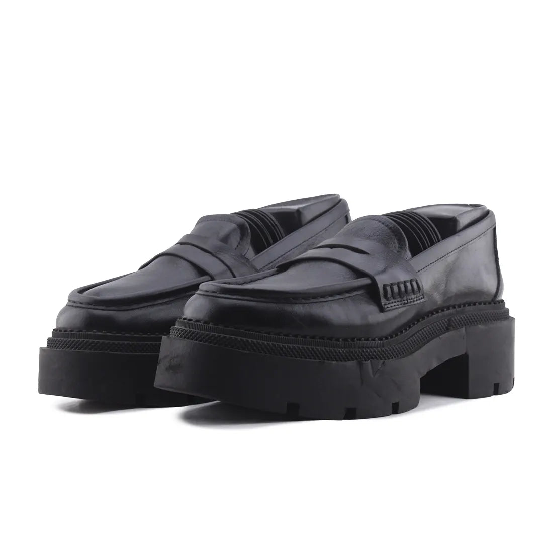 Zara Penny Strap Loafers