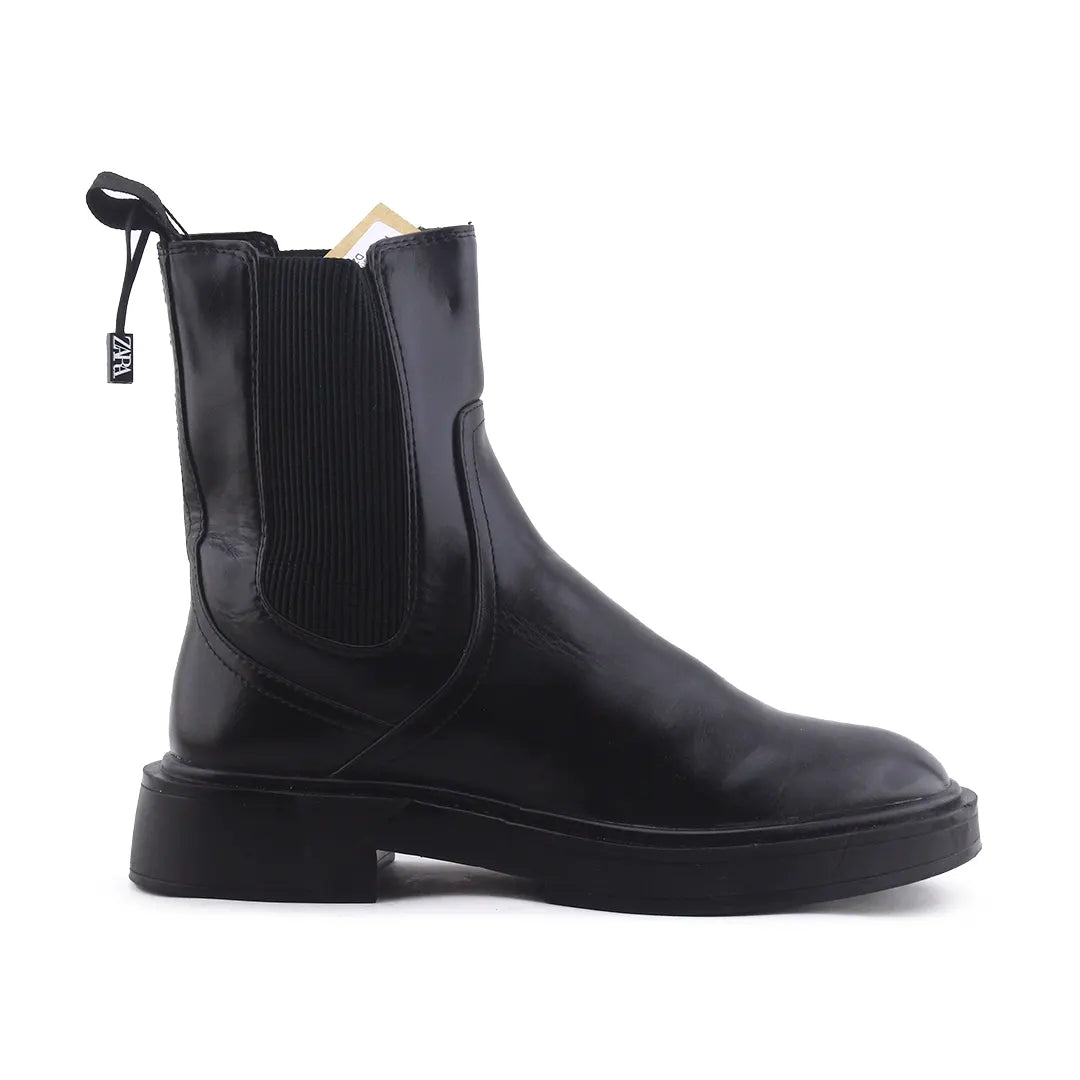 Zara Stretchable Ankle Boot | 100% Authentic Leather