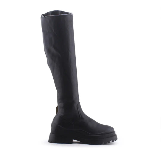 Stradivarius Zipper Knee High Boot | 100% Authentic Leather