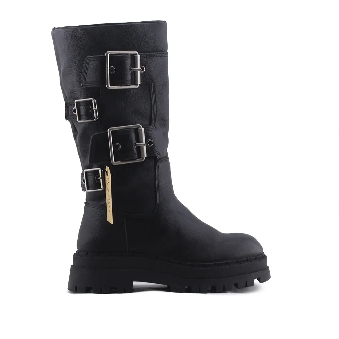 Zara Buckle Strap Ankle Boot | 100% Authentic Leather